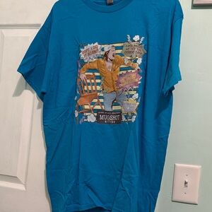 🌟 Graphic Blue T-Shirt Wallen T. NWOT